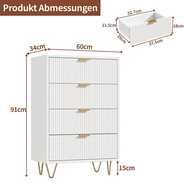 Furnishings Home Stauraumschrank sideboard wohnzimmer Standvitrine 4/6 Fach günstig online kaufen