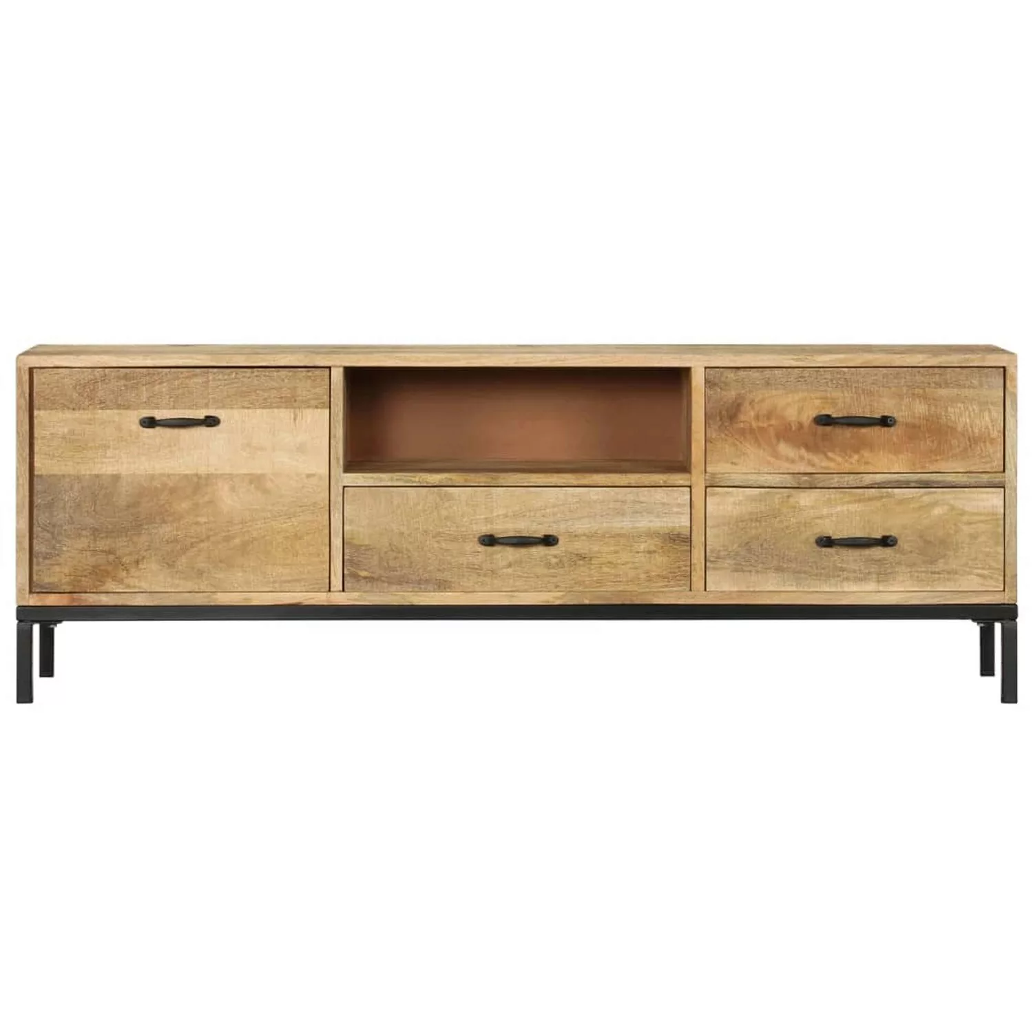 Tv-schrank 130 X 30 X 45 Cm Mango-massivholz günstig online kaufen