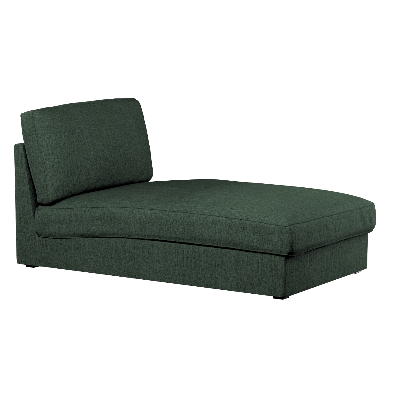 Bezug für Kivik Recamiere Sofa, dunkelgrün, Bezug für Kivik Recamiere, City günstig online kaufen