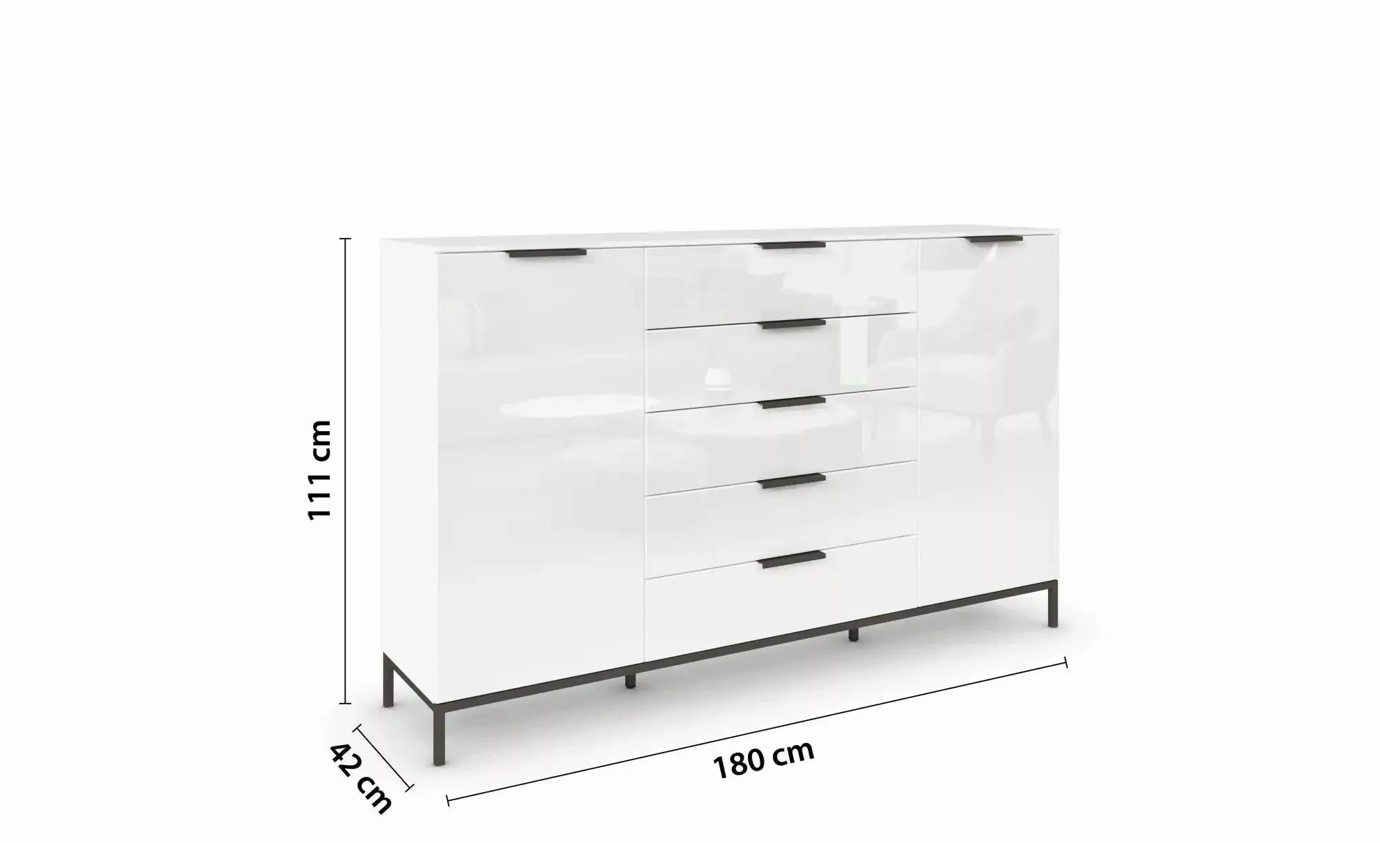 rauch Schubkastenkommode "Flipp Kommode Wäscheschrank Bestseller Sideboard" günstig online kaufen