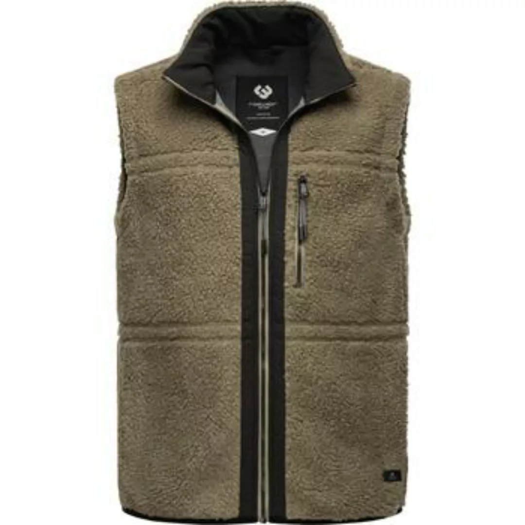 Ragwear Plüschweste "Noory Vest", Herren Basic ärmellose Teddy-Fleece Jacke günstig online kaufen