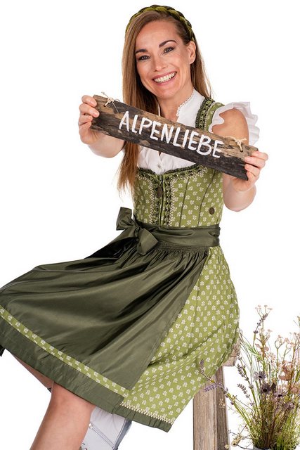 MarJo Dirndl Mini Dirndl 2tlg. - MELINDA - klee/oliv günstig online kaufen