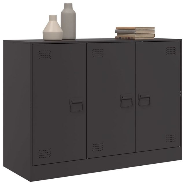 vidaXL Mehrzweckschrank Sideboard Schwarz 99x39x73 cm Stahl günstig online kaufen