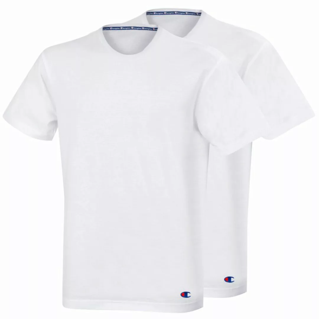 Champion Herren T-Shirt, 2er Pack - Rundhals, Baumwolle Weiß XL günstig online kaufen
