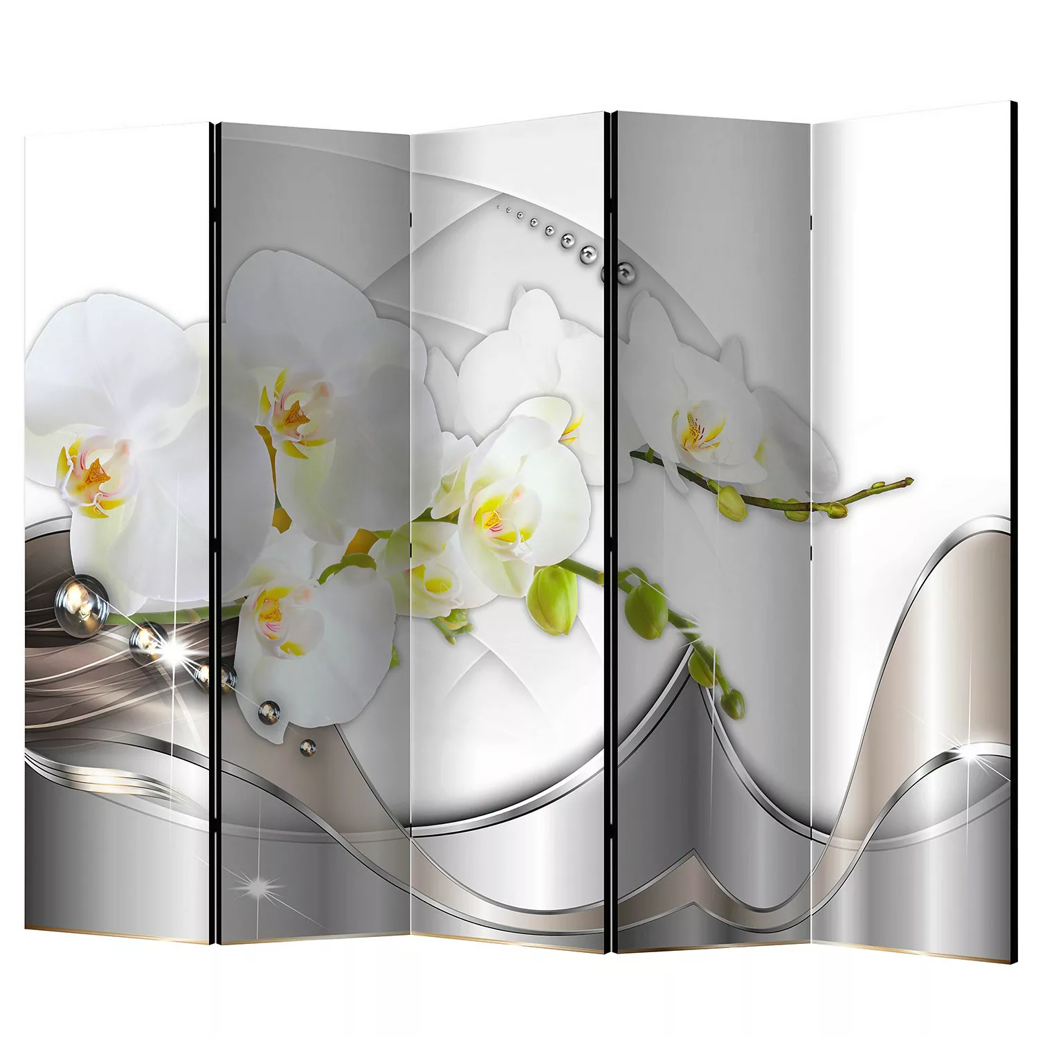 home24 Paravent Pearl Dance of Orchids günstig online kaufen