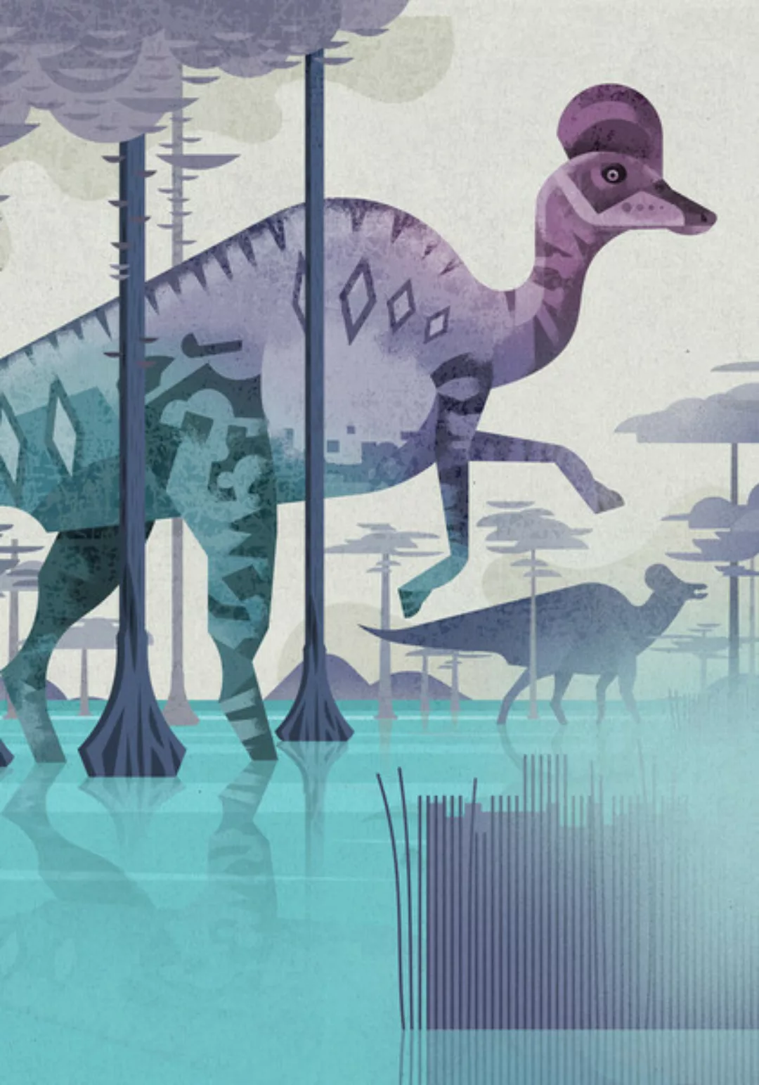 Poster / Leinwandbild - Corythosaurus günstig online kaufen