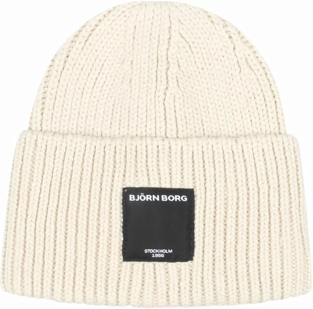 Bjorn Borg Knitted Mütze Ecru - günstig online kaufen