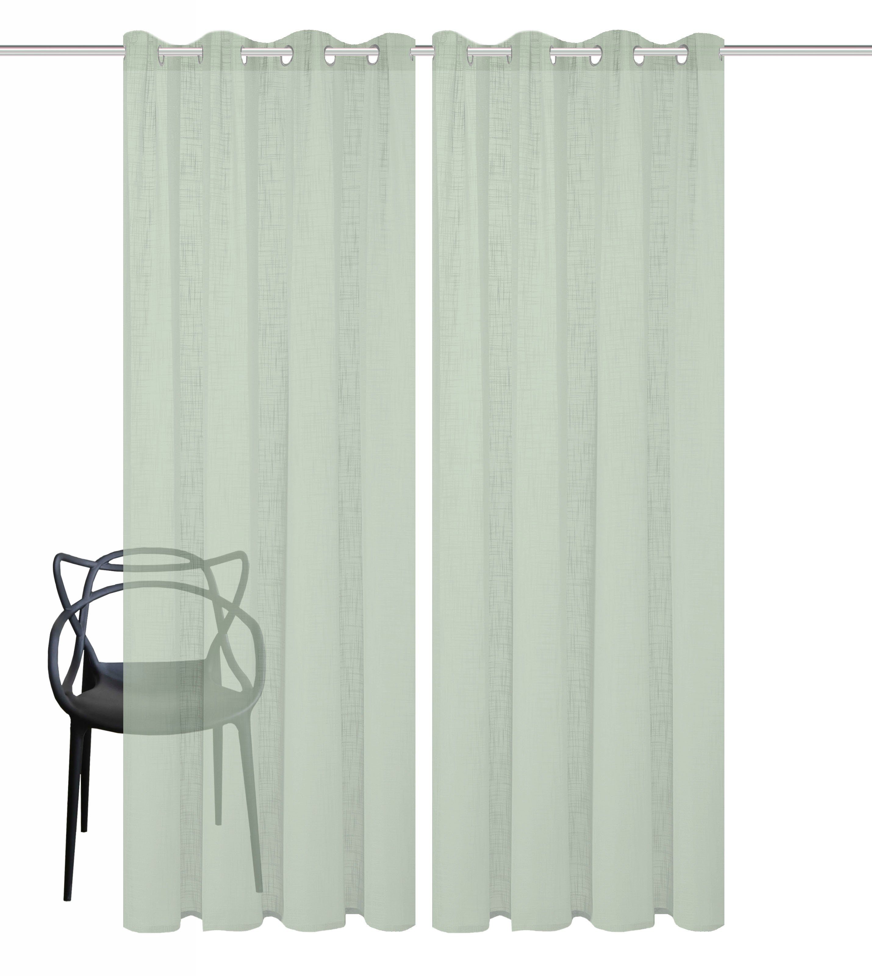 Home Basics Vorhang 800530 Ösen Fertigschal günstig online kaufen