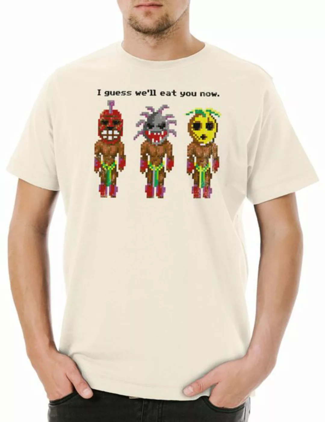 Urban Backwoods Print-Shirt The Secret Cannibals Herren T-Shirt Monkey Game günstig online kaufen