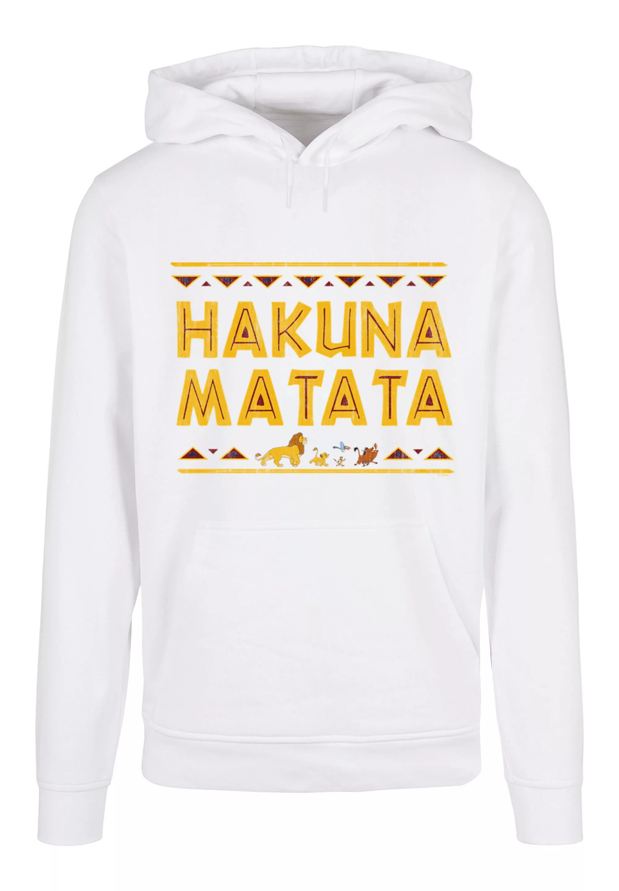 F4NT4STIC Kapuzenpullover "König der Löwen Hakuna Matata", Print günstig online kaufen