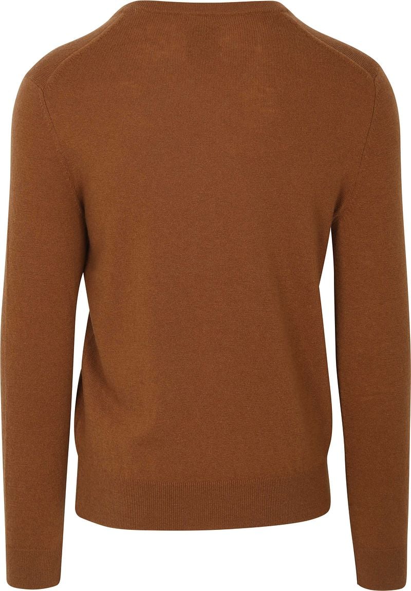 Gant Pullover V-Ausschnitt Wool Blend Camel - Größe M günstig online kaufen