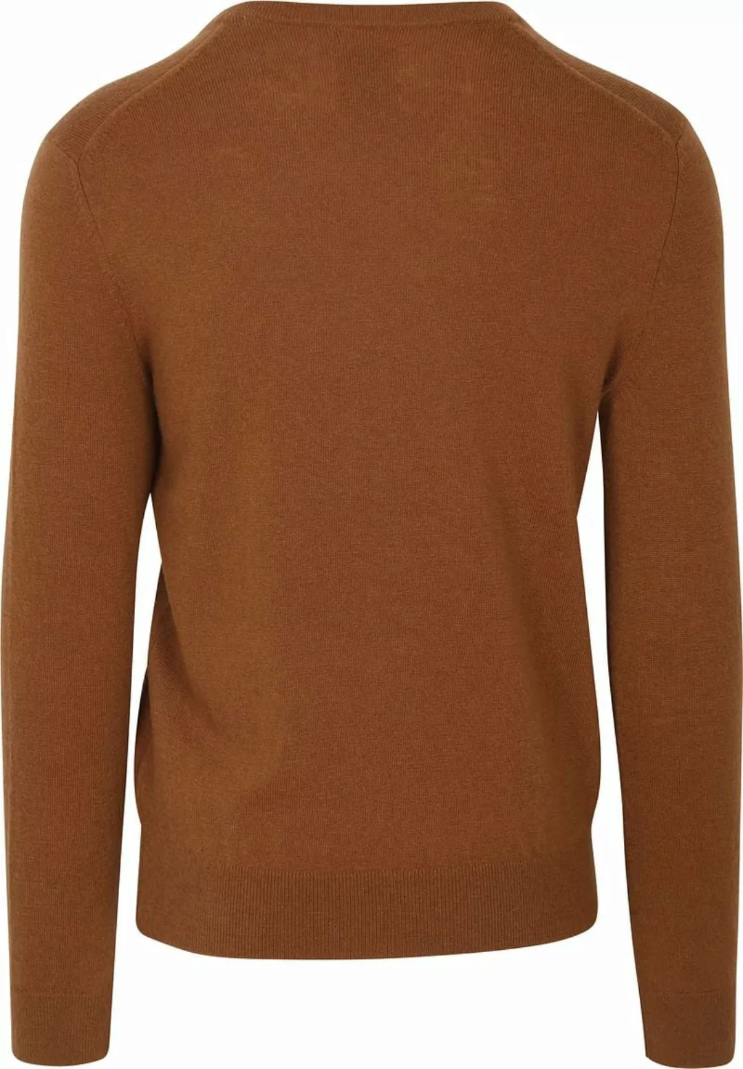 Gant Pullover V-Ausschnitt Wool Blend Camel - Größe 3XL günstig online kaufen