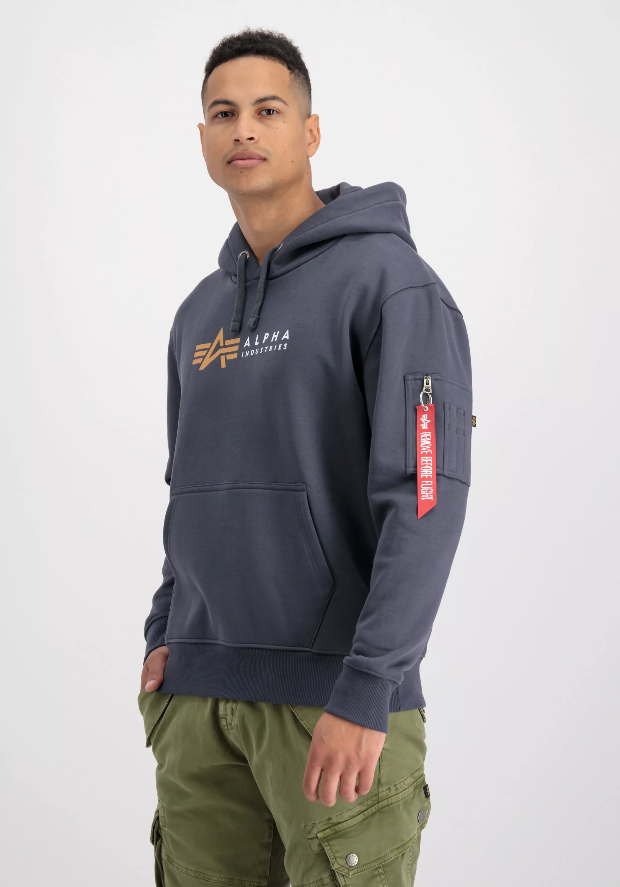 Alpha Industries Hoodie "Alpha Industries Men - Hoodies Alpha Label Hoodie" günstig online kaufen