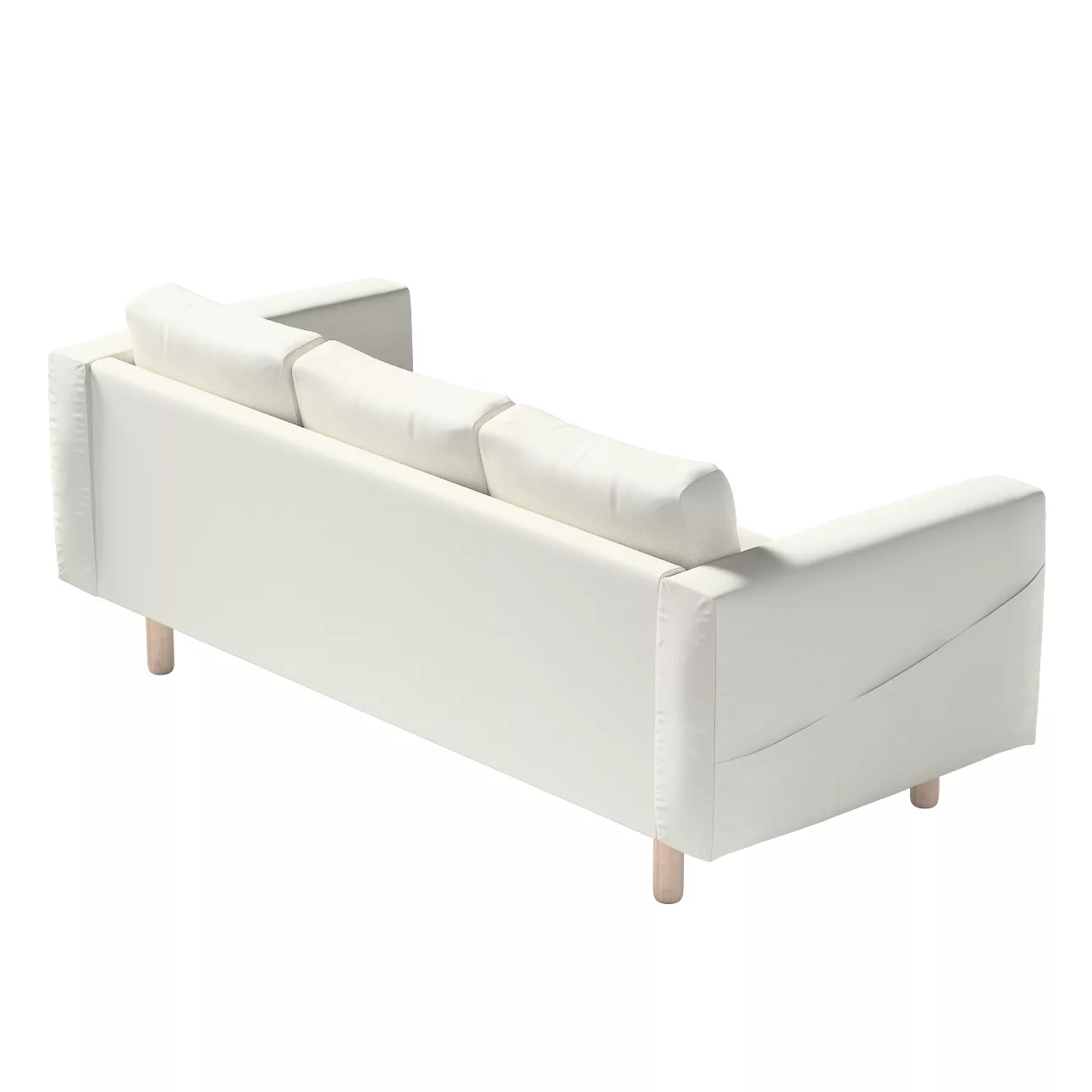 Bezug für Norsborg 3-Sitzer Sofa, hellgrau, Norsborg 3-Sitzer Sofabezug, Li günstig online kaufen