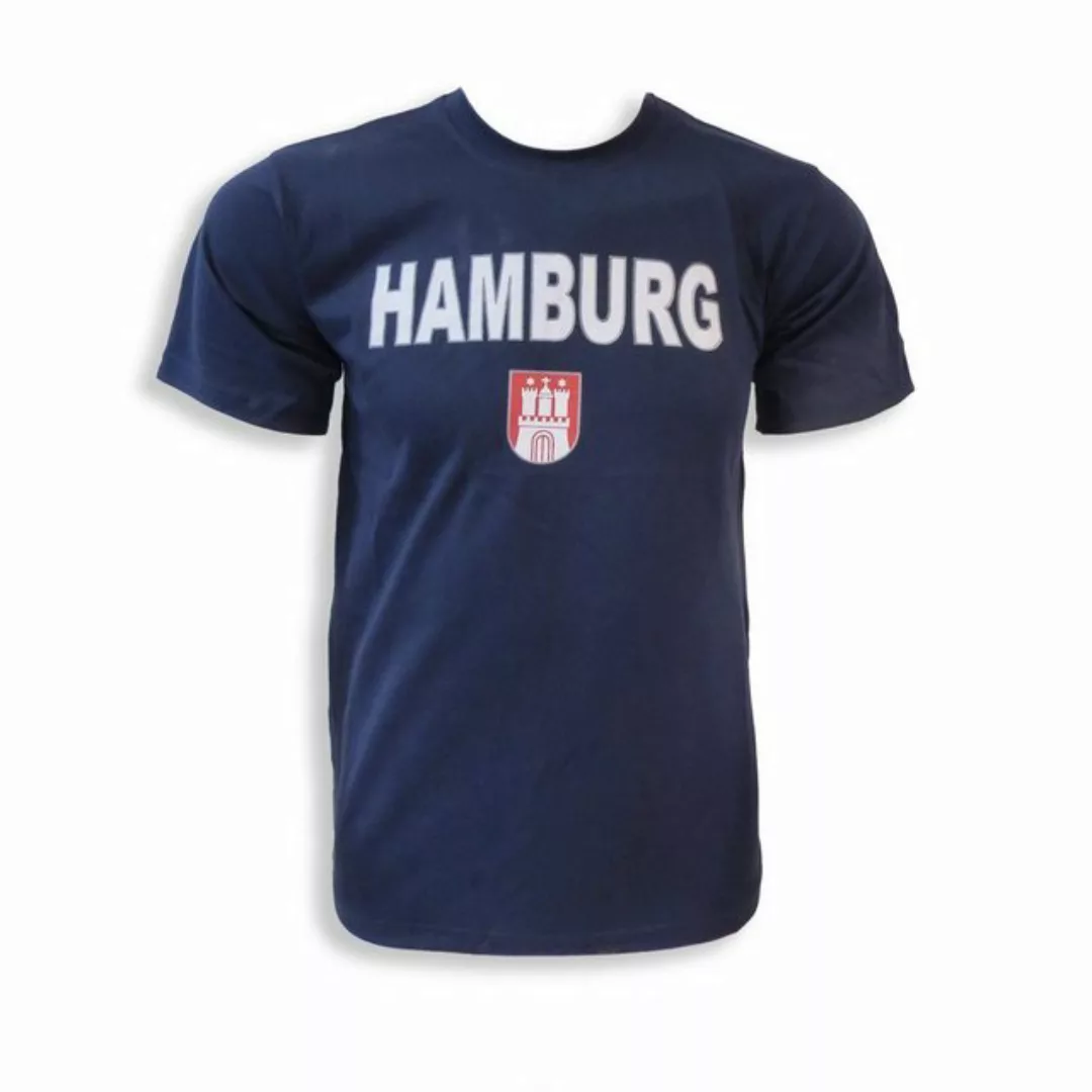 Sonia Originelli T-Shirt T-Shirt Herren "Hamburg Classic" Wappen Baumwolle günstig online kaufen