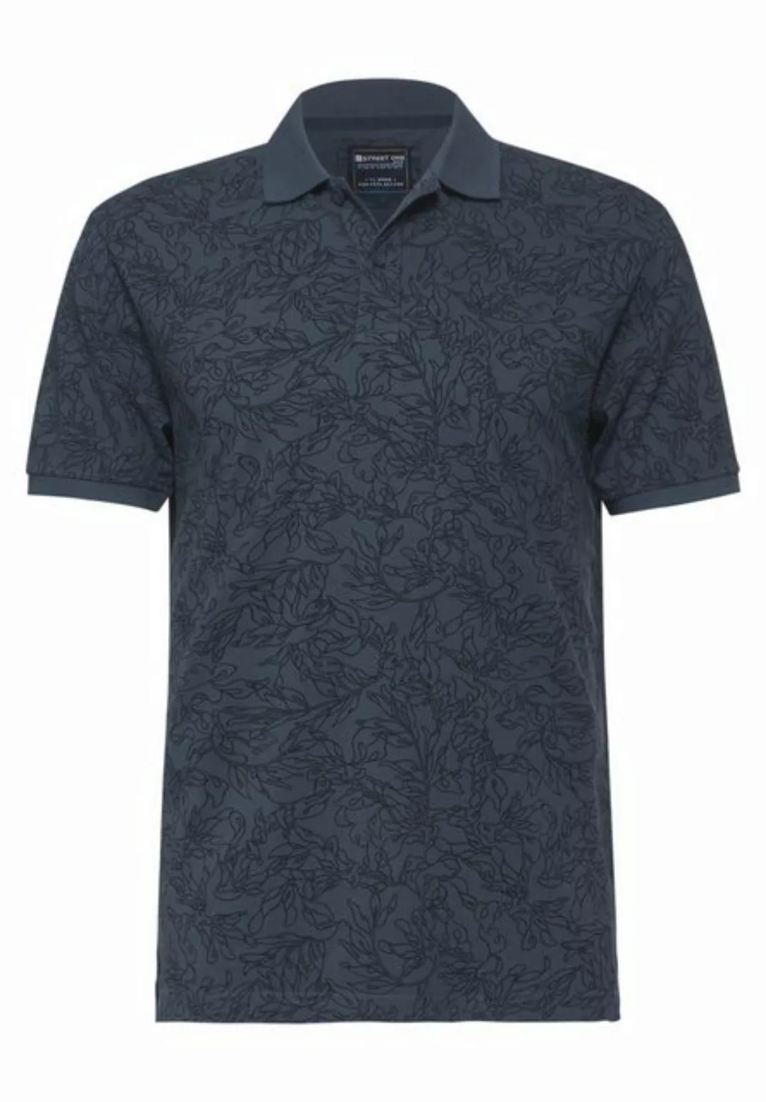 STREET ONE MEN Poloshirt aus reiner Baumwolle günstig online kaufen