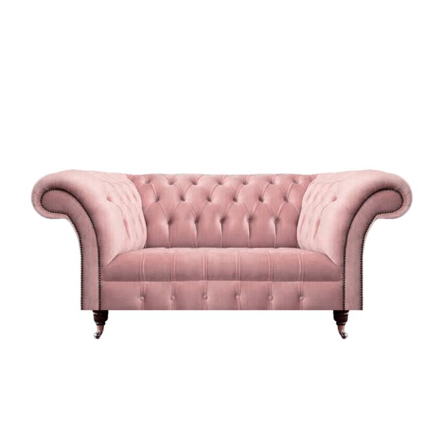 JVmoebel Chesterfield-Sofa Chesterfield Zweisitzer Sofa Couch Wohnzimmer Po günstig online kaufen