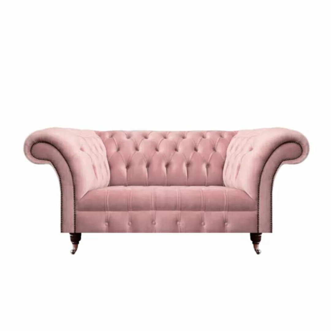 JVmoebel Chesterfield-Sofa Chesterfield Zweisitzer Sofa Couch Wohnzimmer Po günstig online kaufen