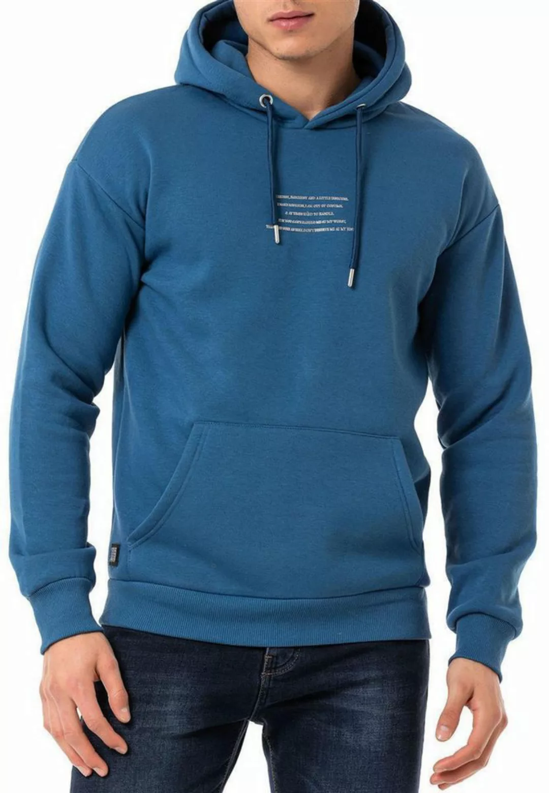 RedBridge Sweatshirt Herren Pullover Kapuzenpullover Hard 2 Handle Print au günstig online kaufen