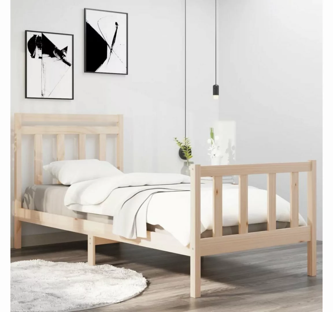 vidaXL Bett Massivholzbett 90x190 cm günstig online kaufen