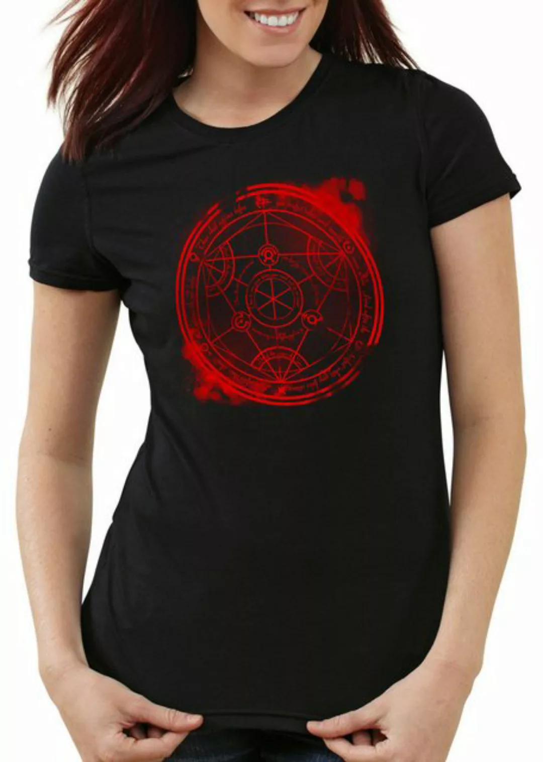 style3 T-Shirt Red Circle Anime Manga Japan Alchemist günstig online kaufen