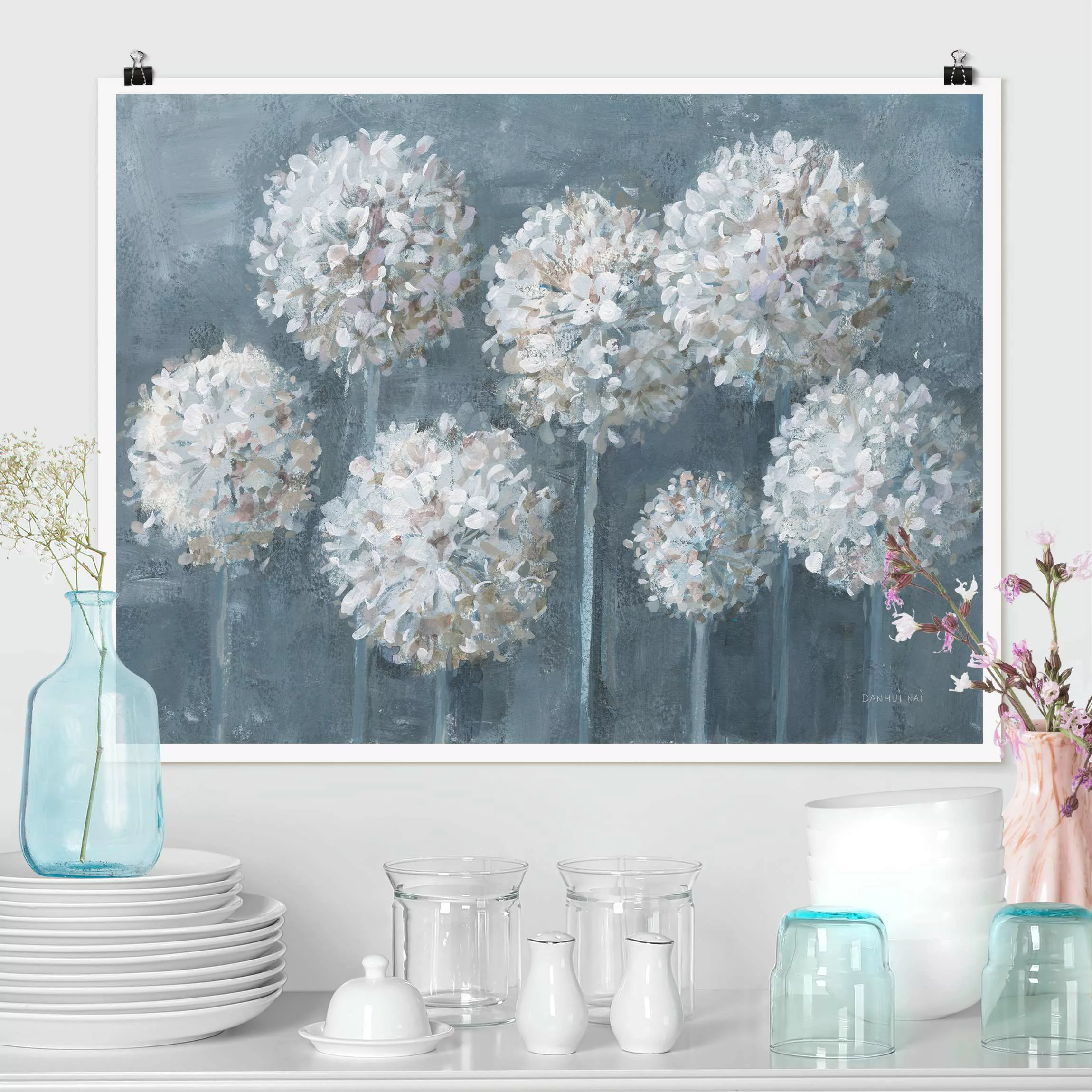 Poster Luftige Blüten II günstig online kaufen