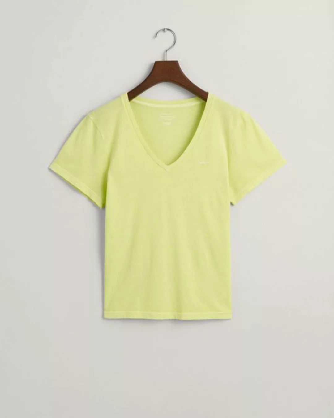 Gant T-Shirt REG SUNFADED SS V-NECK T-SHIRT, PASTEL LIME günstig online kaufen