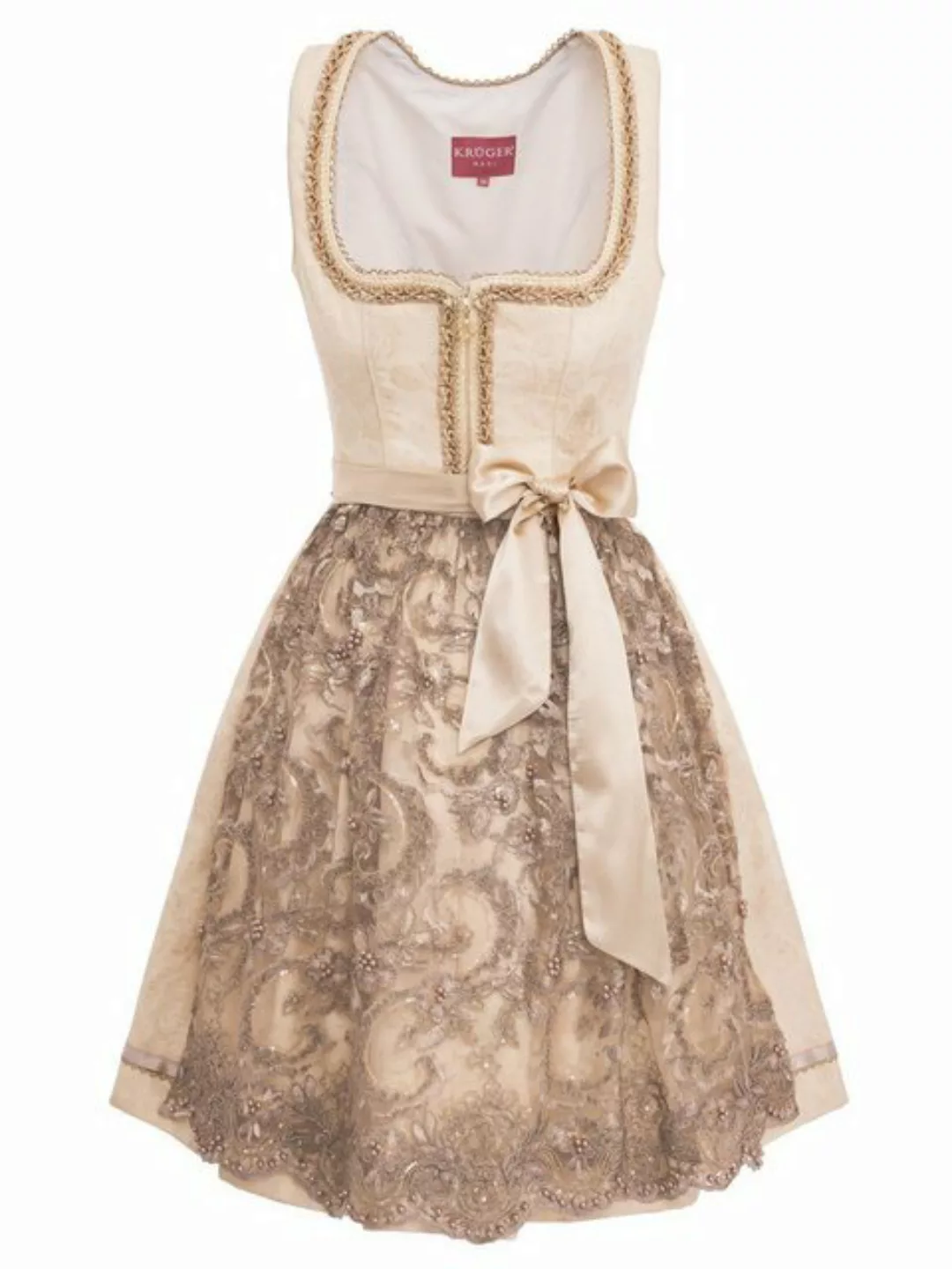 Krüger Madl Dirndl Dirndl 'Fia' 416966, Natur 60cm günstig online kaufen