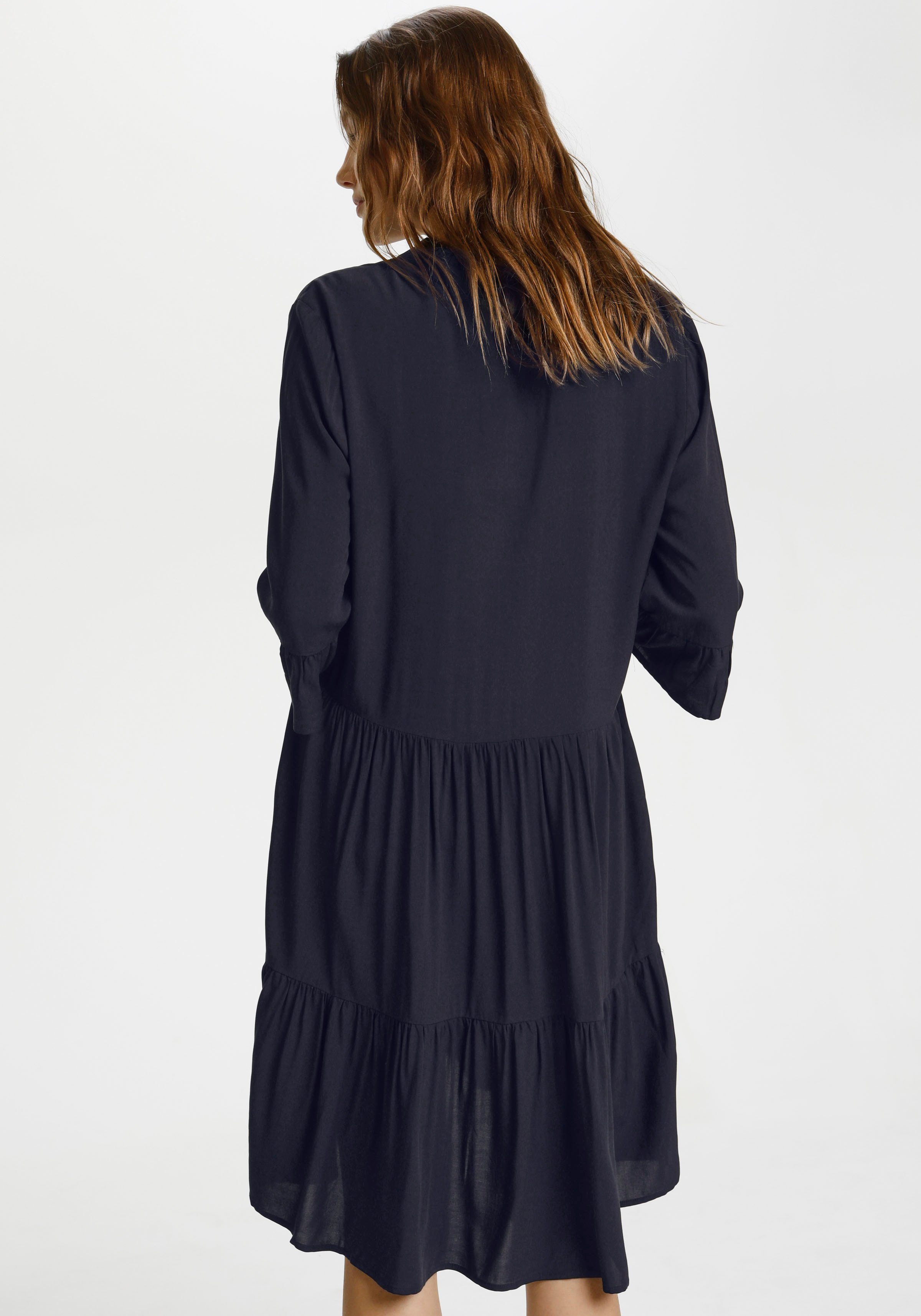 Saint Tropez Blusenkleid EdaSZ SOLID Sommerkleid, günstig online kaufen