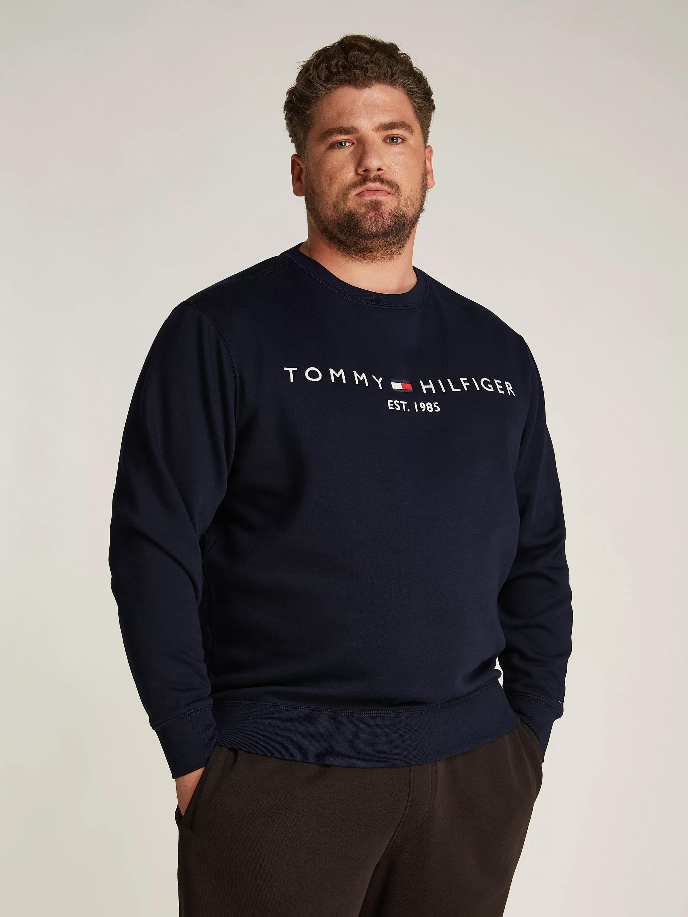 Tommy Hilfiger Big & Tall Sweatshirt "BT-TOMMY LOGO SWEATSHIRT-B", in Große günstig online kaufen