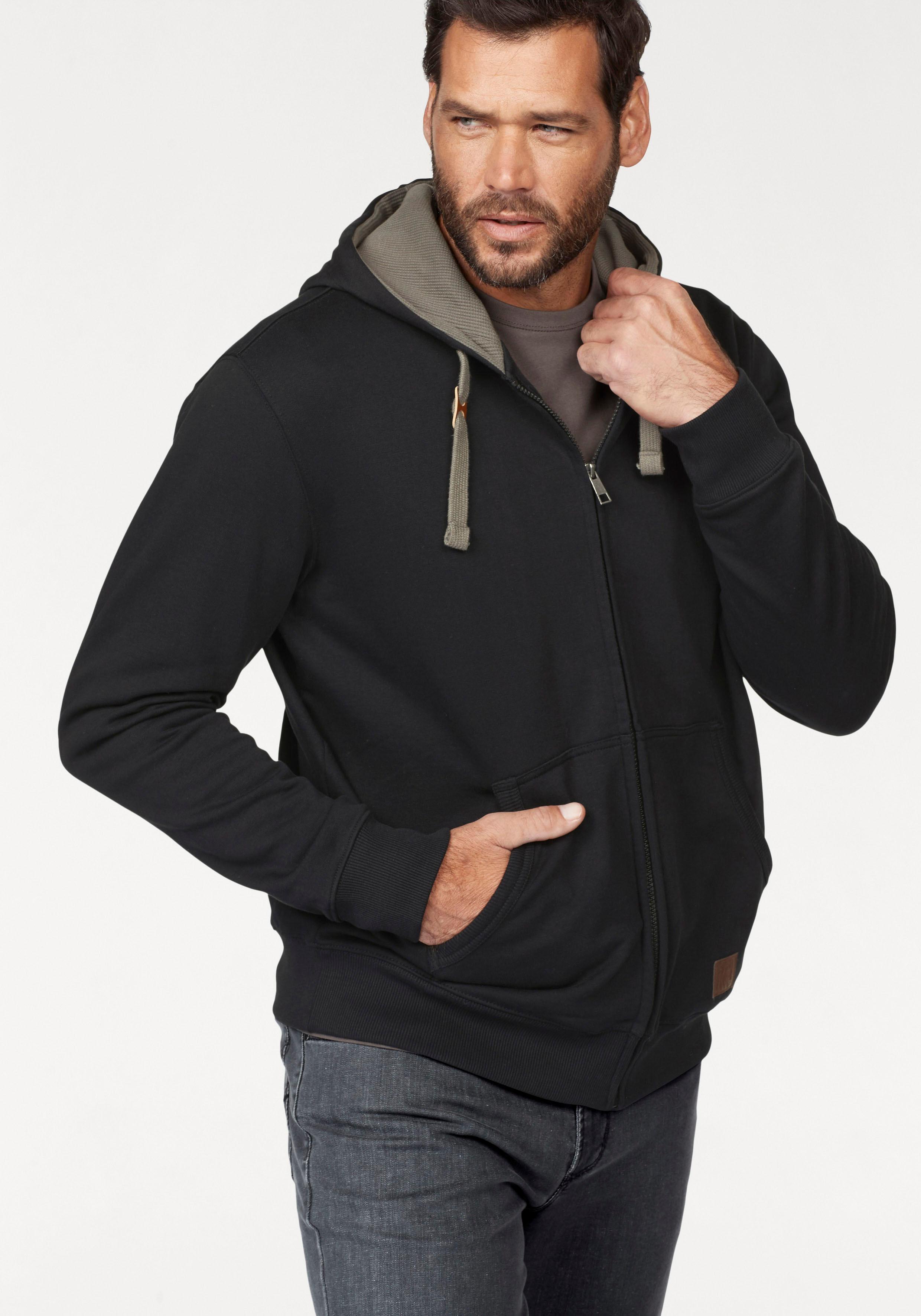 Mans World Kapuzensweatjacke günstig online kaufen