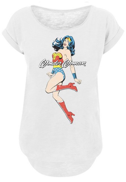 F4NT4STIC T-Shirt DC Comics Wonder Woman Jump Print günstig online kaufen