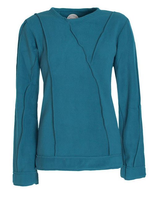 Vishes Fleecepullover Damen warmer Winterpullover Fleecepullover Eco-Fleece günstig online kaufen