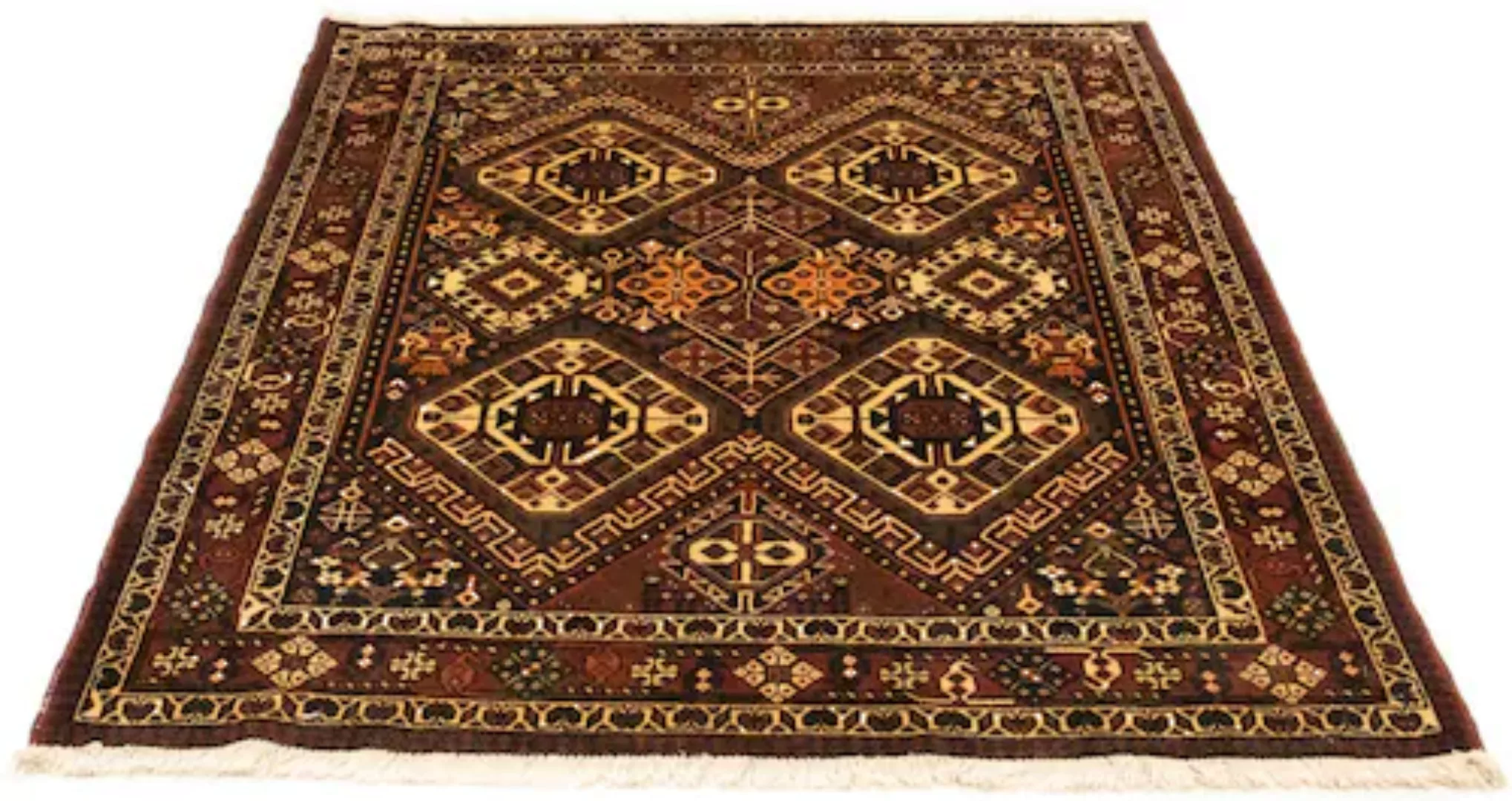 morgenland Wollteppich »Sharbabak Teppich handgeknüpft mehrfarbig«, rechtec günstig online kaufen