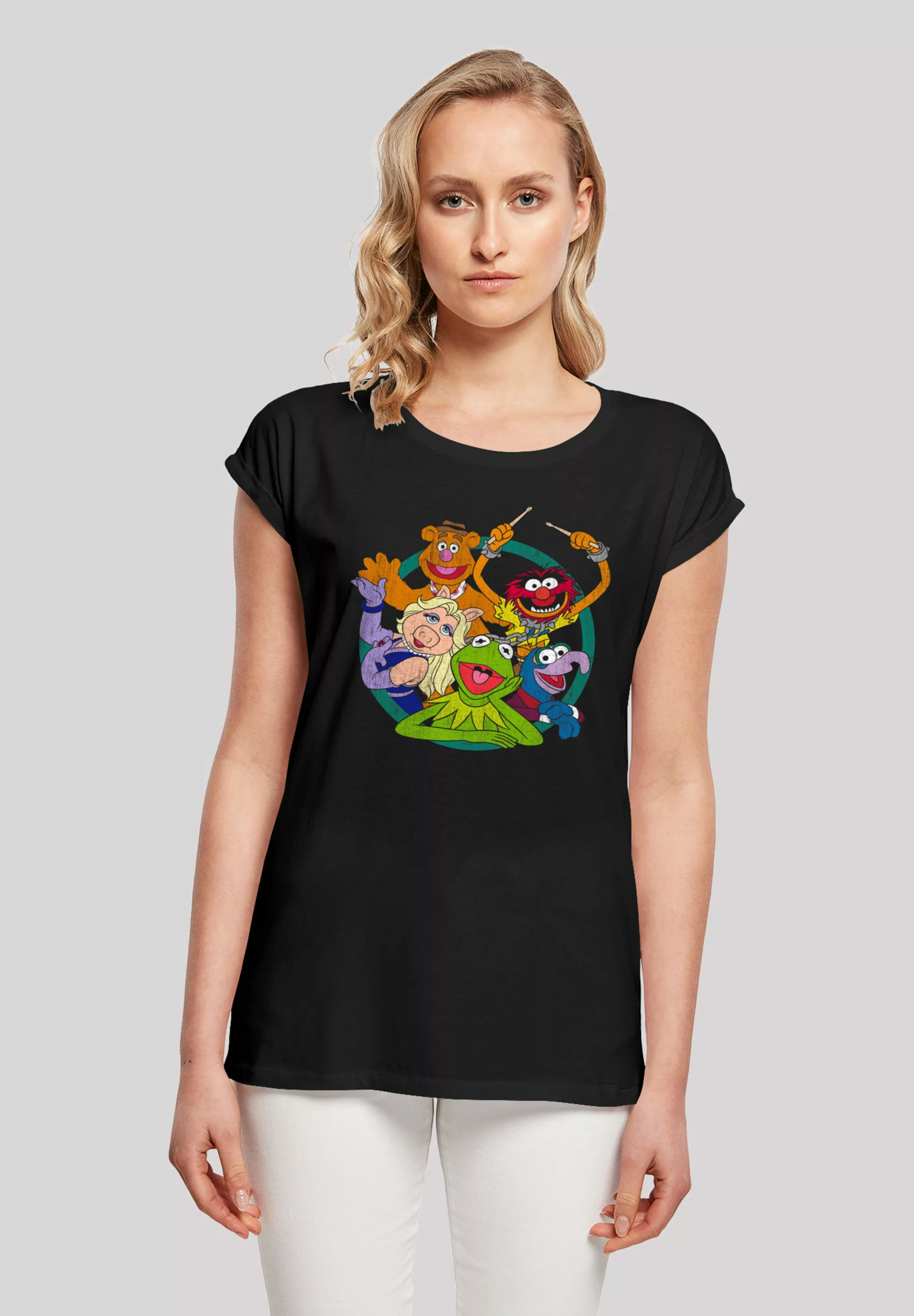 F4NT4STIC T-Shirt "Disney Die Muppets Group Circle" günstig online kaufen