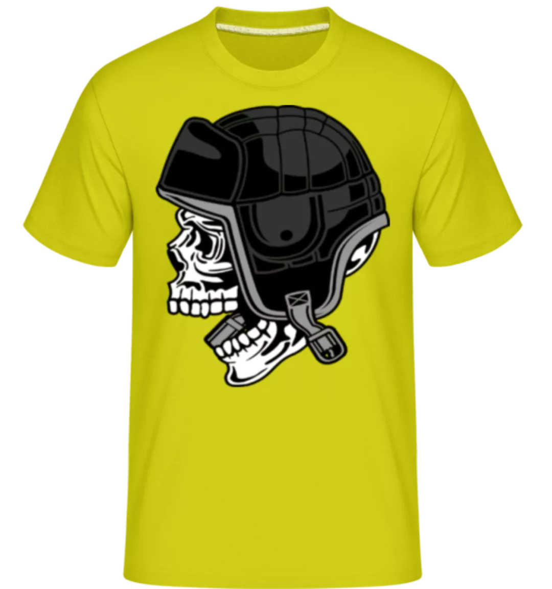 Skull Helmet · Shirtinator Männer T-Shirt günstig online kaufen