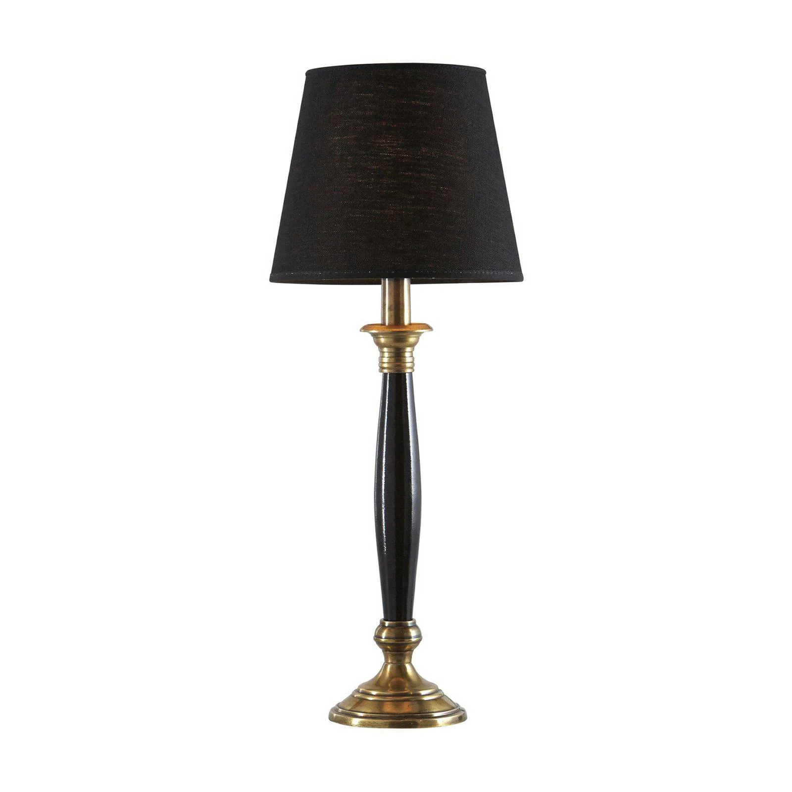 PR Home Tischlampe Madison Mia Lin schwarz 55cm Stoff/Metall günstig online kaufen