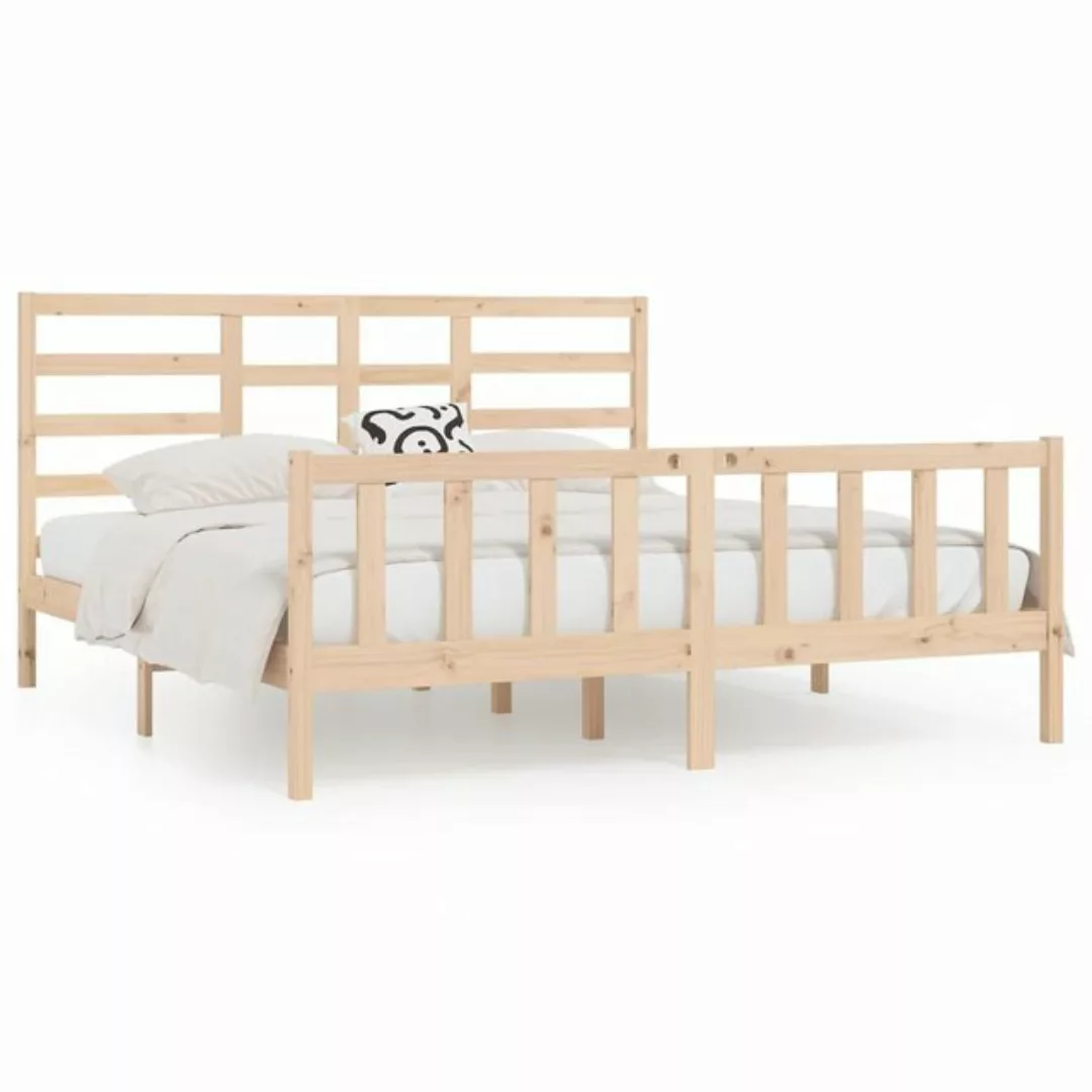 furnicato Bett Massivholzbett Kiefer 200x200 cm günstig online kaufen