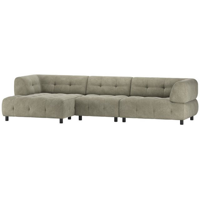 WOOOD Ecksofa Chaiselongue Louis aus Chenille-Stoff Links günstig online kaufen