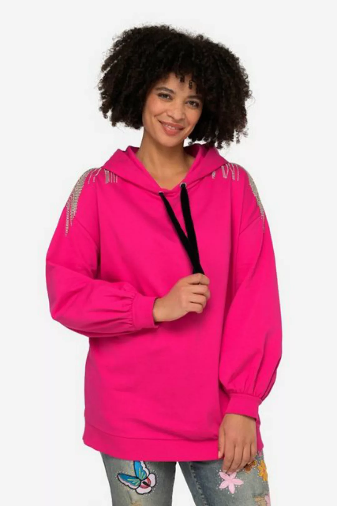 Angel of Style Sweatshirt Hoodie Kapuzensweater Schulter-Verzierung günstig online kaufen