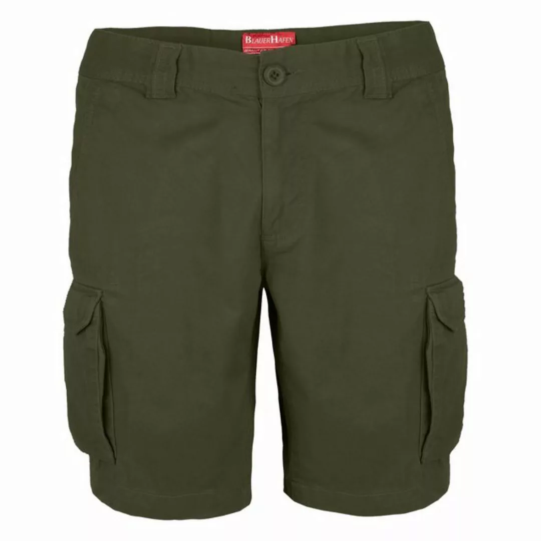 BlauerHafen Cargoshorts Herren Cargo Shorts 100% Baumwolle Hose Normale Pas günstig online kaufen