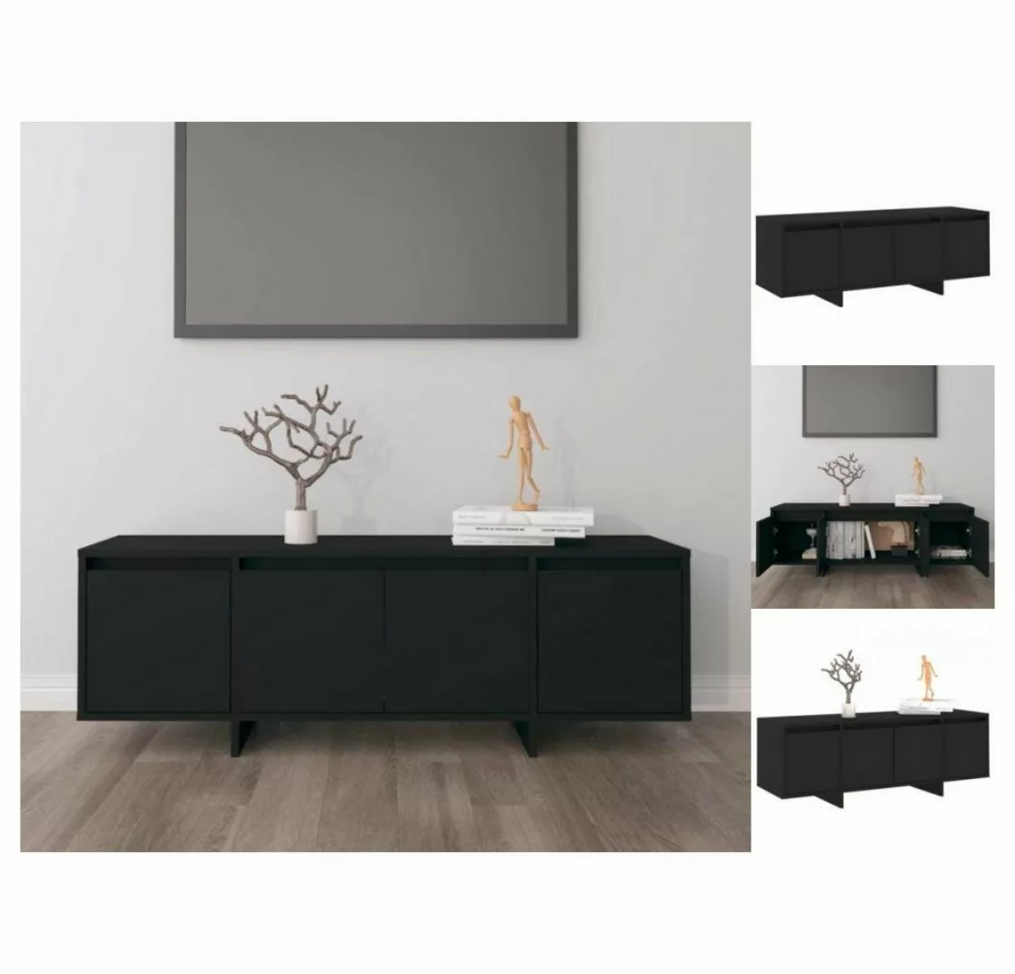 vidaXL TV-Schrank TV-Schrank Schwarz 120x30x40,5 cm Spanplatte Lowboard günstig online kaufen