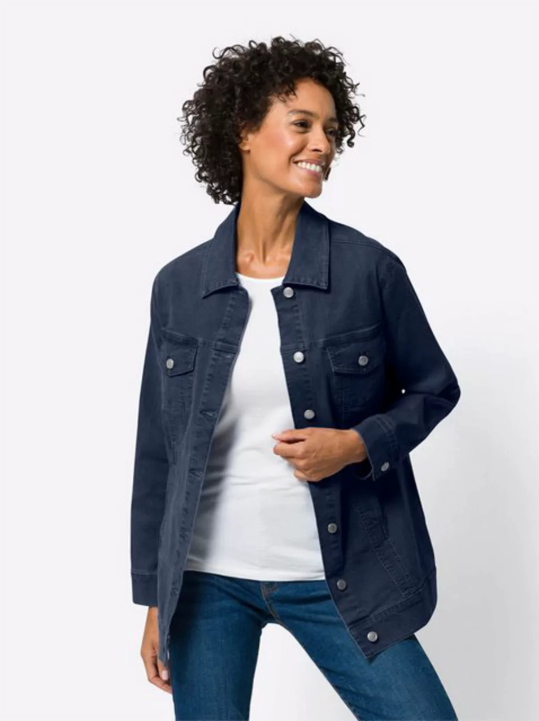 Sieh an! Allwetterjacke Jeansjacke günstig online kaufen