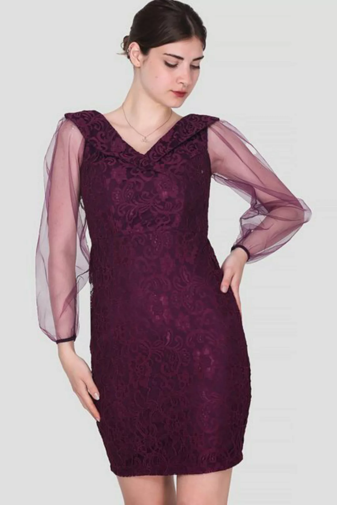 Modabout Abendkleid Kurzes Midikleid Sommerkleid für Damen - NELB0588D5092M günstig online kaufen