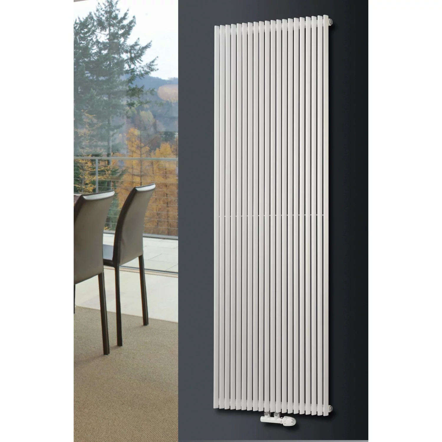 Ximax Raumheizkörper Triton Mittenanschluss 1800 mm x 330 mm Weiß 792 Watt günstig online kaufen