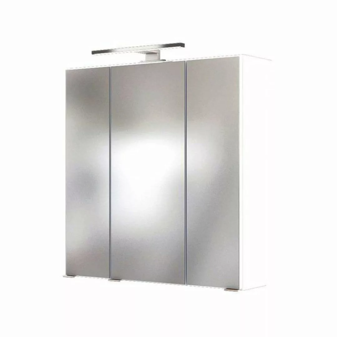 Lomadox Badmöbel LED Spiegelschrank 60 cm ARLON-03 in weiß BxHxT: 60 x 66 x günstig online kaufen