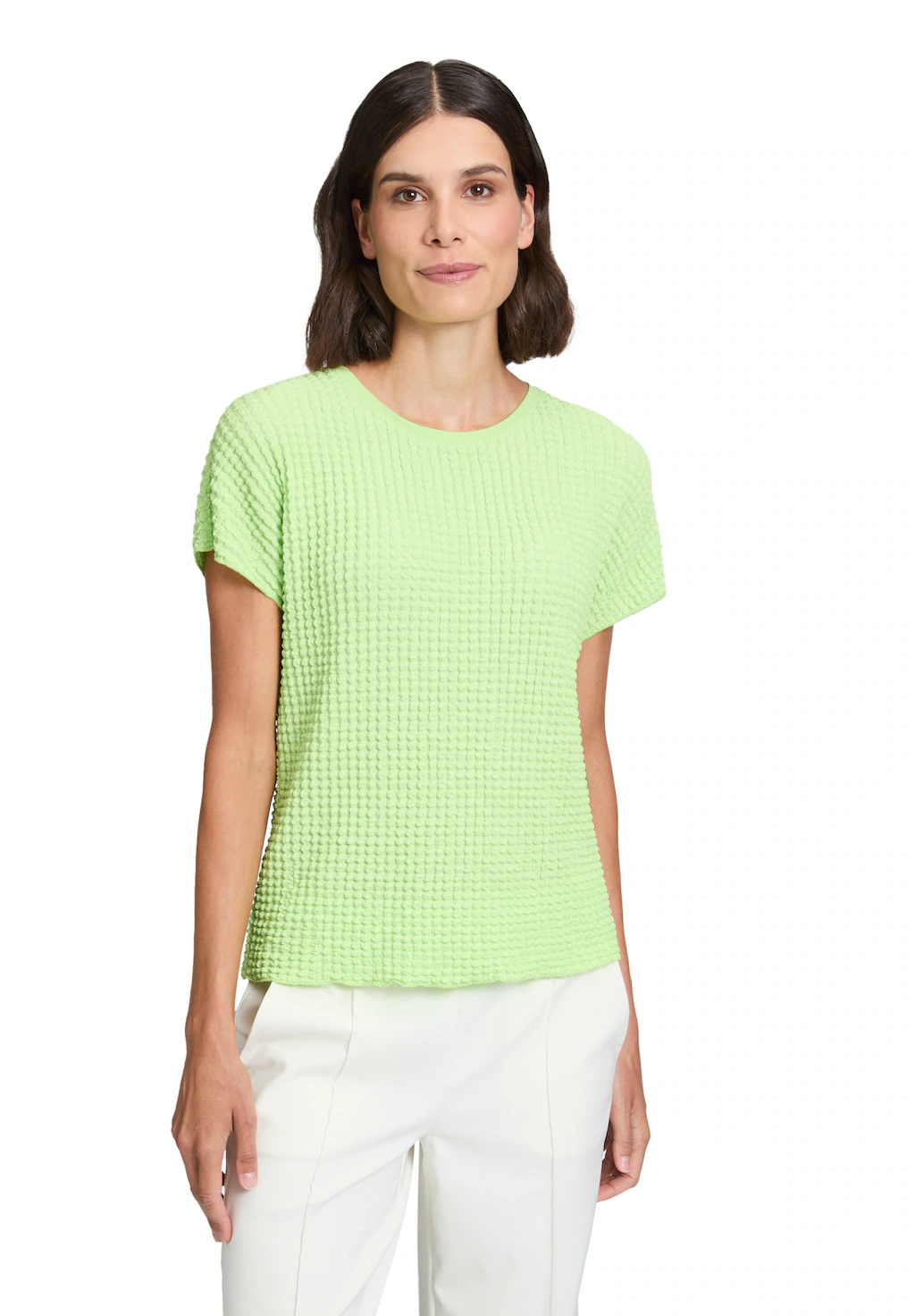 Betty Barclay Kurzarmshirt "Betty Barclay Damen Strukturshirt mit U-Boot-Au günstig online kaufen