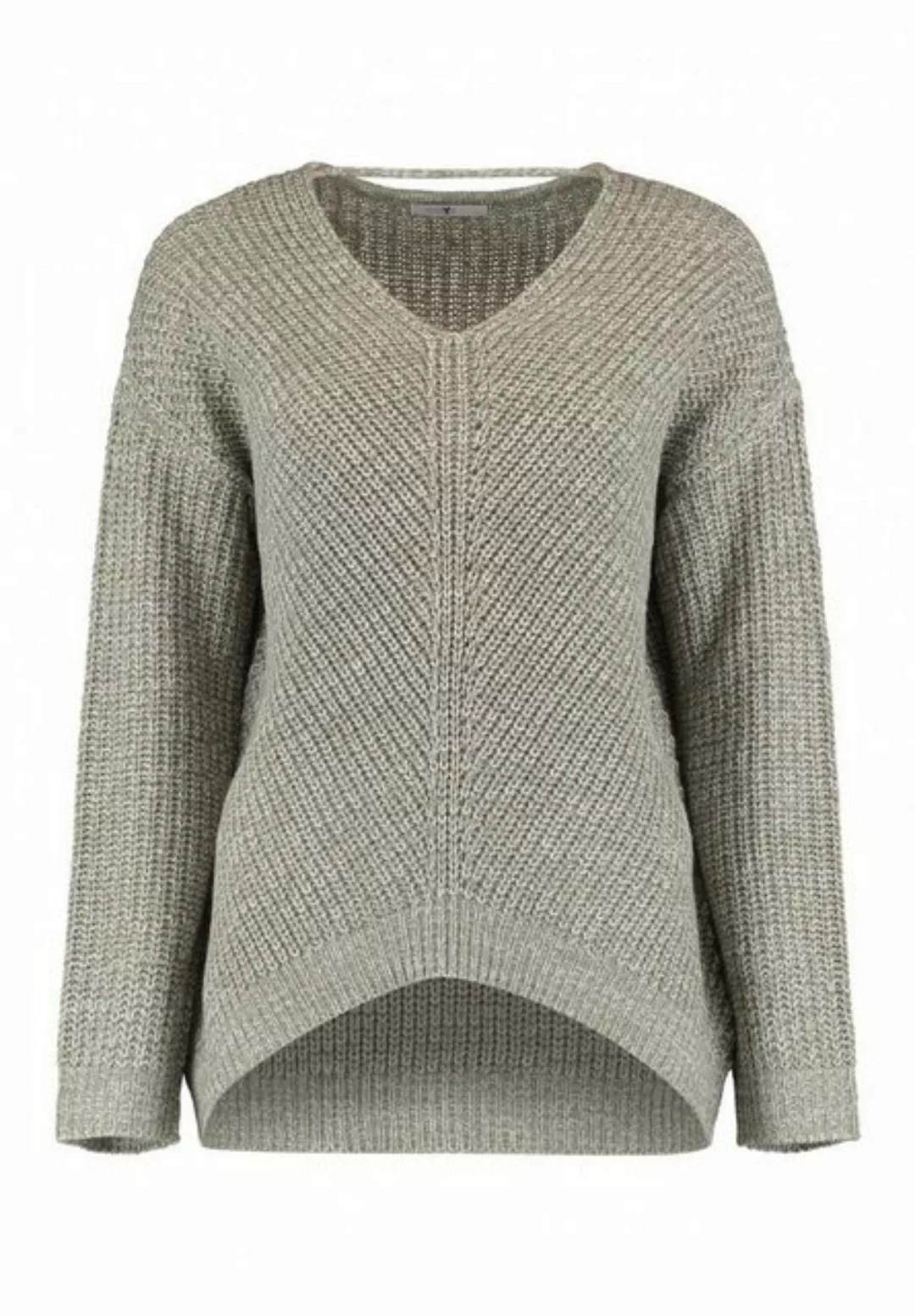 HaILY’S Strickpullover Grobstrick Pullover V-Ausschnitt Swaeter Pi44pa 5907 günstig online kaufen