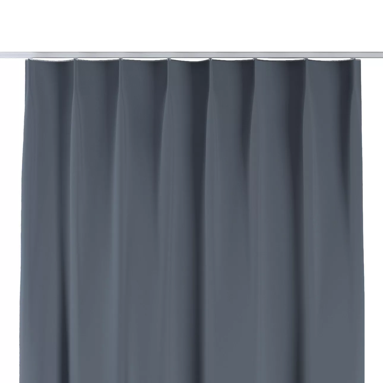 Vorhang mit flämischen 1-er Falten, anthrazit, Blackout 300 cm (269-50) günstig online kaufen