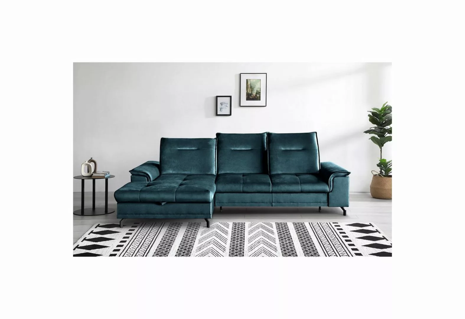 Beautysofa Ecksofa Bruno mini, Lieferung beinhaltet die Einbringung in die günstig online kaufen